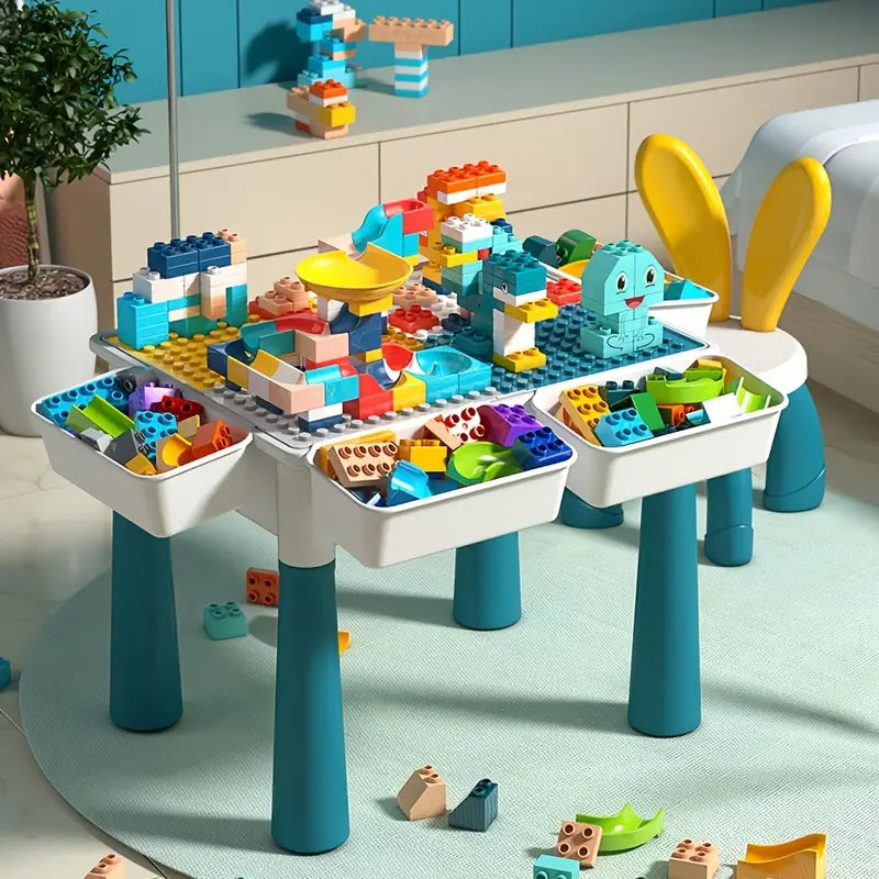 Çok Fonksiyonlu LEGO Uyumlu Çocuk Aktivite Masası